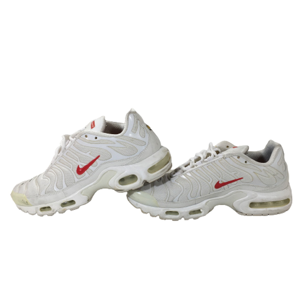 中古】ナイキ x シュプリーム Supreme NIKE AIR MAX PLUS TN WHITE