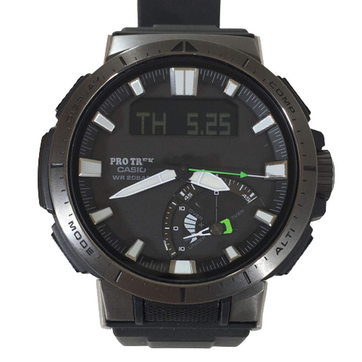 【中古】CASIO カシオ PROTREK プロトレック 電波ソーラー 時計 MULTIFIELD LINE マルチフィールドライン PRW-70Y-1JF