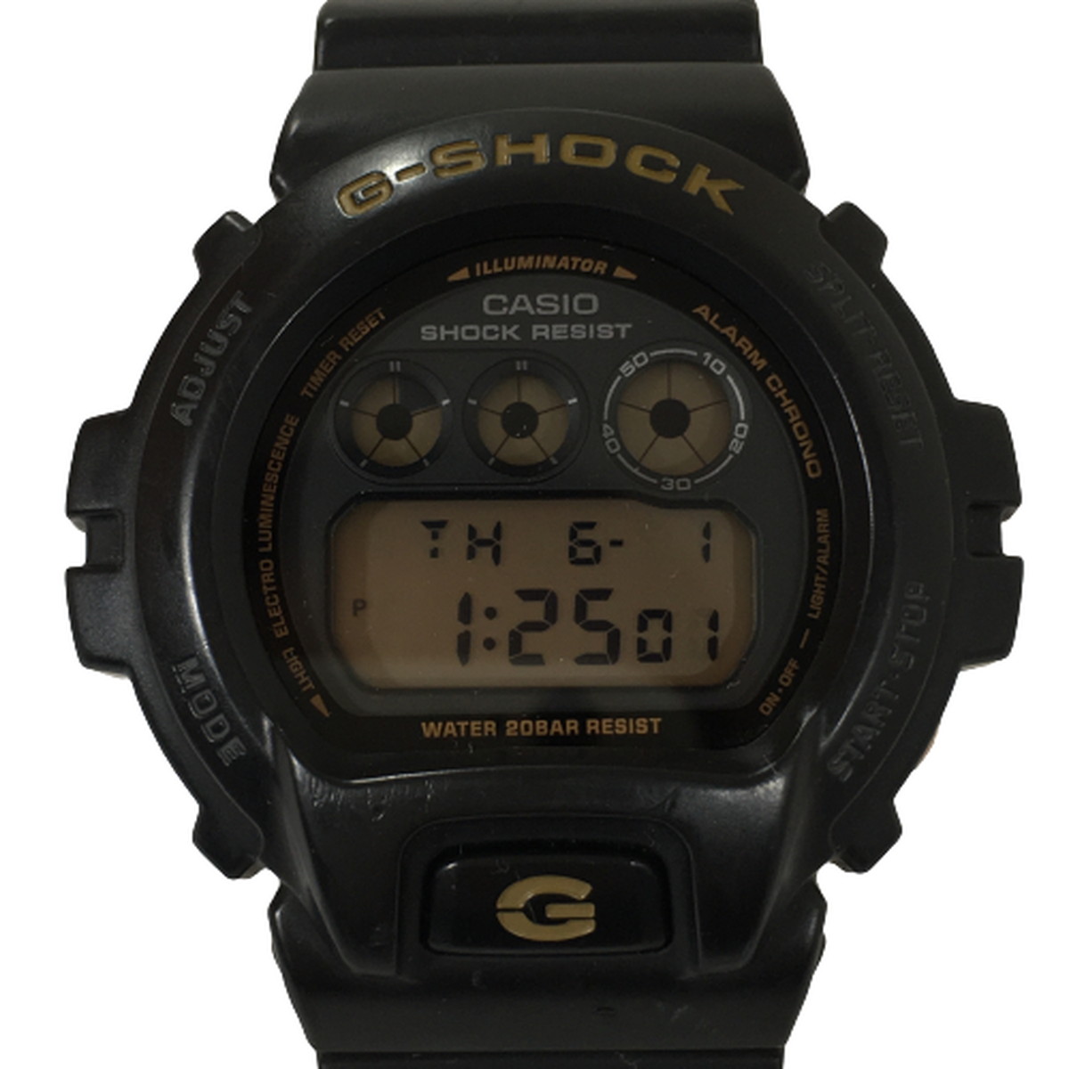 【中古】G-SHOCK ジーショック 30周年記念モデル レジストブラック Resist Black 30th Anniversary CASIO カシオ DW-6930C-1JR