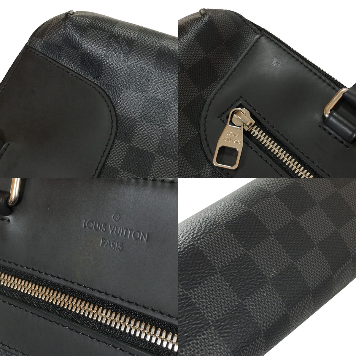 【中古】Louis Vuitton ルイヴィトン 21年〜製 ダミエ グラフィット ポルトドキュマン ジュール PDJ NM ブリーフケース バッグ N48260｜overlap｜06