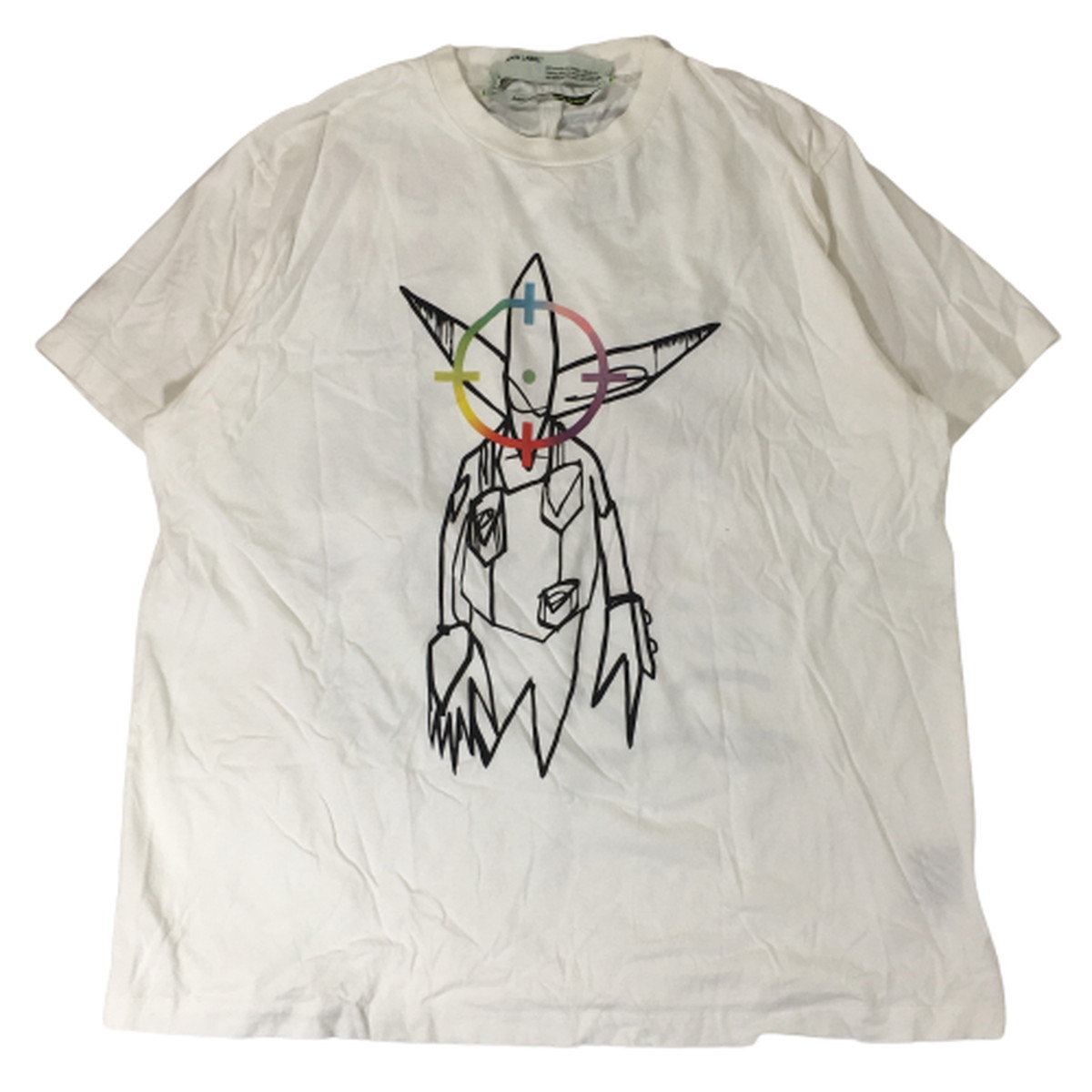 中古】OFF-WHITE FUTURA ALIEN S/S OVER TEE 20SS T-SHIRT オフホワイト フューチュラ エイリアン  Tシャツ 半袖 白 OMAA038S20185050 M : 2307110205 : オーバーラップヤフー店 - 通販 - Yahoo!ショッピング