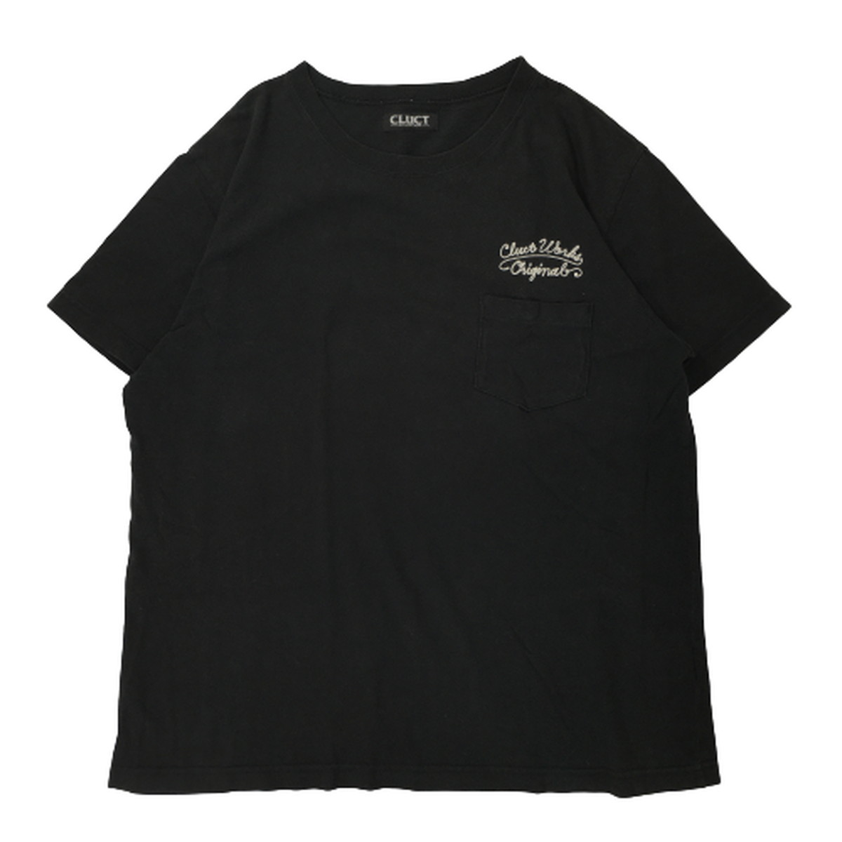 中古】CLUCT クラクト Tシャツ 半袖 ブラック - : 2308250106