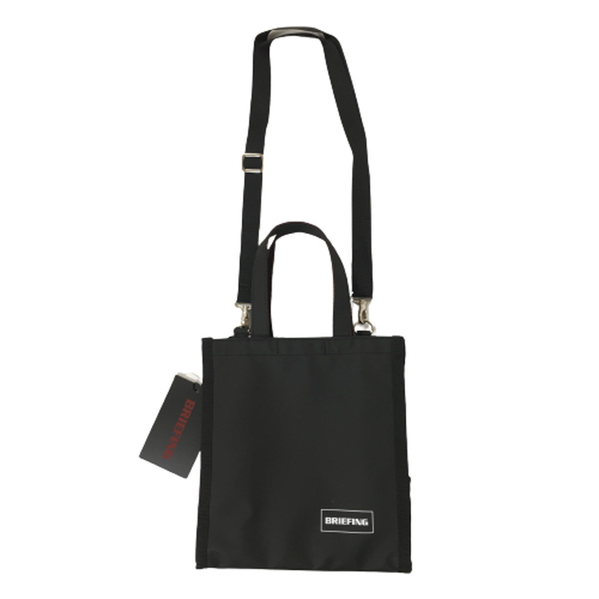 未使用品 ブリーフィング BRIEFING SQUARE 2WAY TOTE S トートバッグ ショルダーバッグ ブラック BLACK 黒 BRL231T15｜overlap｜03