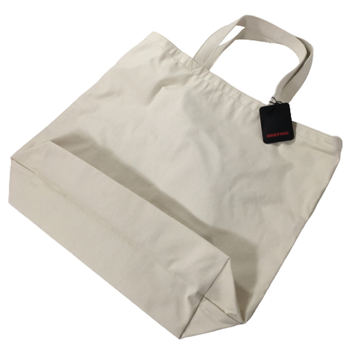 未使用品 ブリーフィング BRIEFING 2WAY TOTE BAG トートバッグ ショルダーバッグ キャンバス ナチュラル NATURAL BRL221T01｜overlap｜08