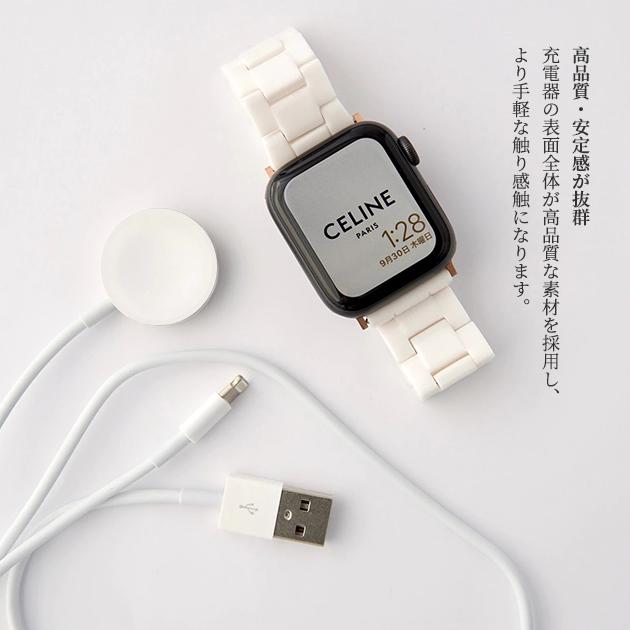 Apple Watch 充電器 iPhone 充電ケーブル アップルウォッチ 9 SE 充電器 タイプC 2in1 2台 スマートウォッチ 充電器｜overpass｜10