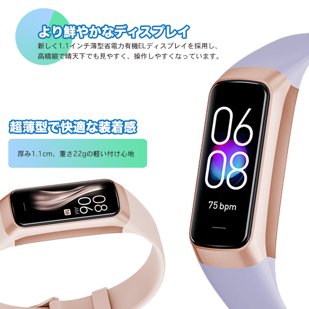 2024最新型 スマートウォッチ 日本製センサー 小さめ レディース スマートウォッチ 血圧測定 体温 女性用 万歩計 腕時計 健康管理 ヘルス GPS LINE｜overpass｜07