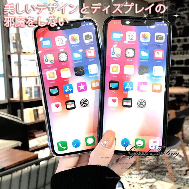 スマホケース クリア iPhone12 Pro 15 SE2 ケース 透明 iPhone14 アイホン13 mini 携帯ケース アイフォン11 スマホ 携帯 XR 7 8 ケース キラキラ｜overpass｜15