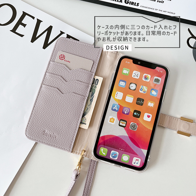 スマホケース 手帳型 iPhone SE3 14 15 ケース 手帳型 おしゃれ iPhone13 アイホン12 携帯ケース ショルダー アイフォン11 スマホ 携帯 iPhoneケース｜overpass｜14