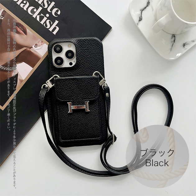 スマホケース ショルダー iPhone15 16e ケース スマホショルダー アイフォン17e 14 SE3 カバー アイホン13 12 携帯ケース 11 iPhoneケース カード収納 背面 | iPhone 15 Pro | 01