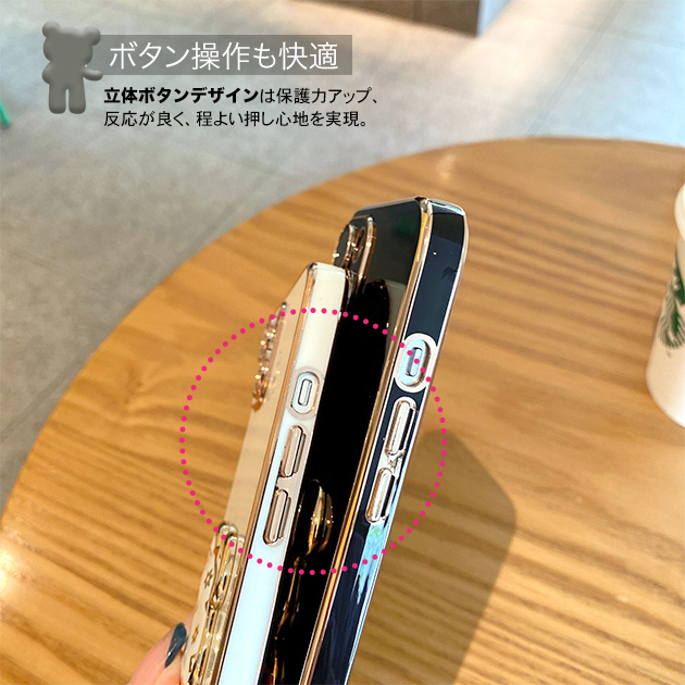 iPhone14 Pro SE3 15 ケース iPhone13 スマホケース 韓国 アイホン12 mini 携帯ケース アイフォン11 スマホ 携帯 7 8 XR ケース キラキラ スタンド｜overpass｜11