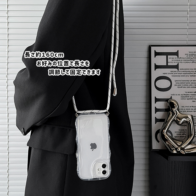 iPhone15 17 16e ケース ショルダー アイフォン14 SE3 スマホケース スマホショルダー アイホン13 12 携帯ケース 携帯 11 iPhoneケース 耐衝撃 クリア | iPhone 15 Pro | 10