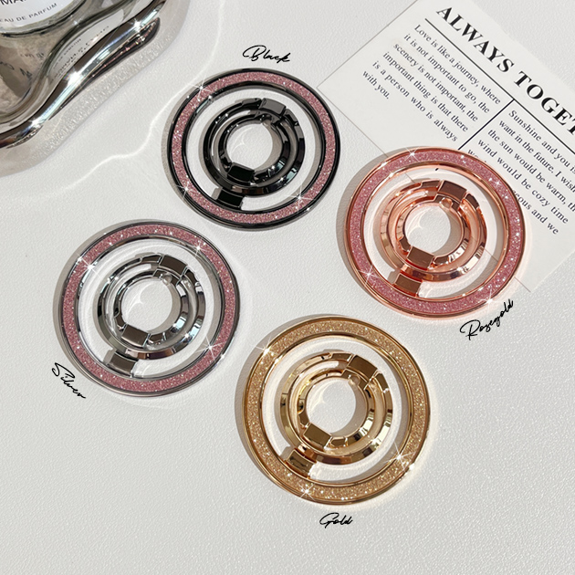 マグセーフ リング 薄型 スマホリング MagSafeリング マグネット 携帯リング magsafe バンカーリング スタンド 強力 磁石 | iPhone | 14