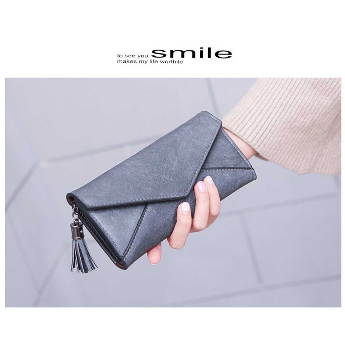 長財布 財布 ロングウォレット クラッチタイプロングウォレット レディースウォレット レディース財布 クラッチ財布 Puレザー 軽い  母の日  2019 |  | 04