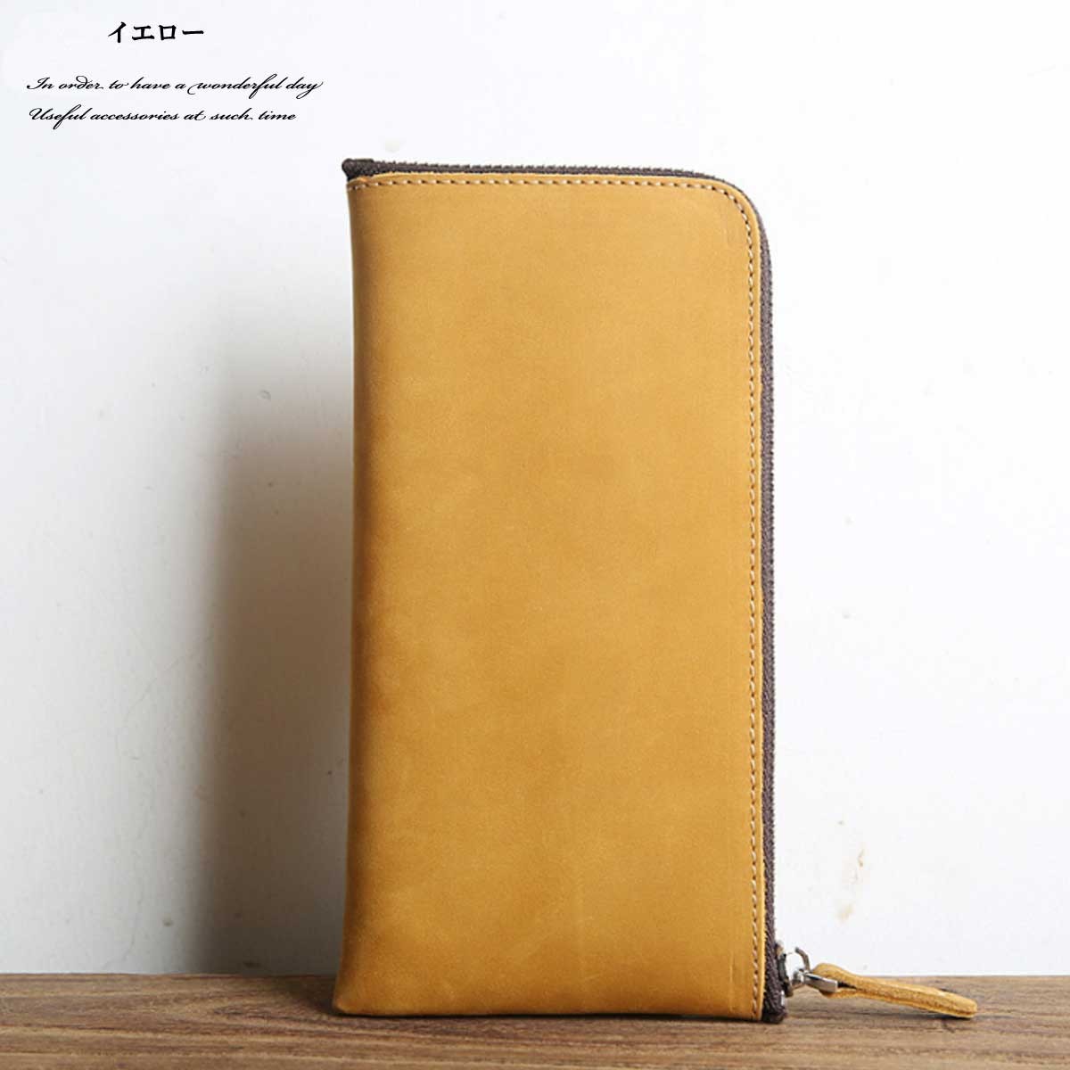 長財布 財布 メンズウォレット ウォレット L字ファスナーオイルドレザーロングウォレット ロングウォレット 本革レザー 軽い 小銭入れ ロング L字ファスナー2019 |  | 06