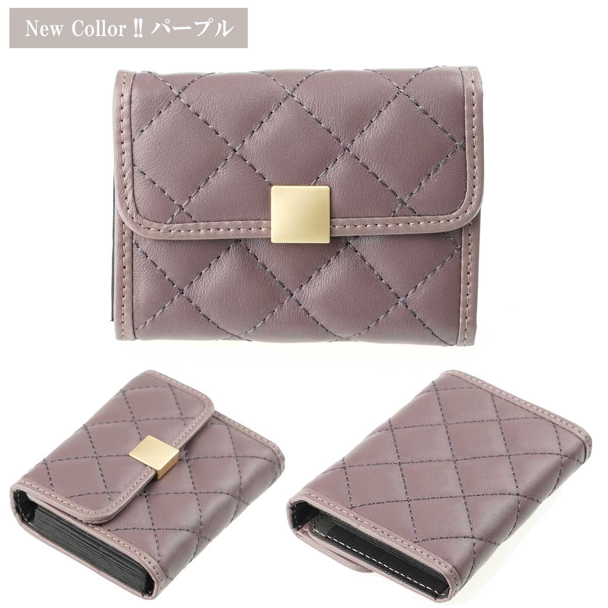 財布 レディース 小さい ミニウォレット 二つ折り 極小財布 本革 軽い 小銭入れ ミニ 2つ折り 手のひらサイズ コンパクト 小銭入れ カード 母の日 |  | 06