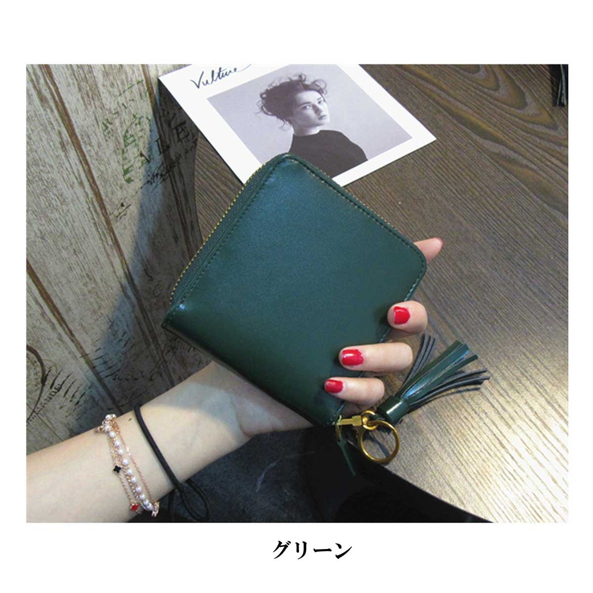 財布 二つ折り レディース レディースウォレット ブライドルレザー 本革 レザー リアルレザーフルジップハーフウォレット 小さめ財布 母の日 |  | 02