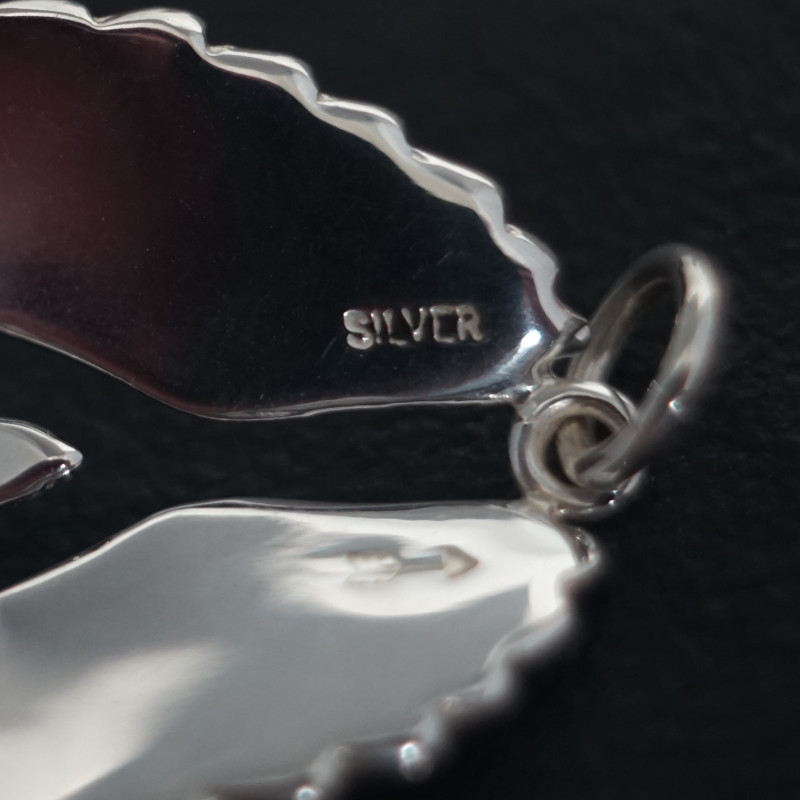 18金金メタル付きイーグルペンダント 現行 イーグルペンダント メタル