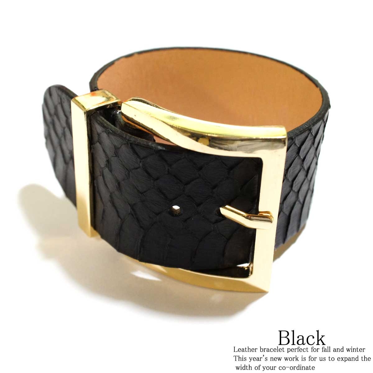 ☆ レザー バングル leather 9miles snake ☆ レザー バングル leather 9miles snake