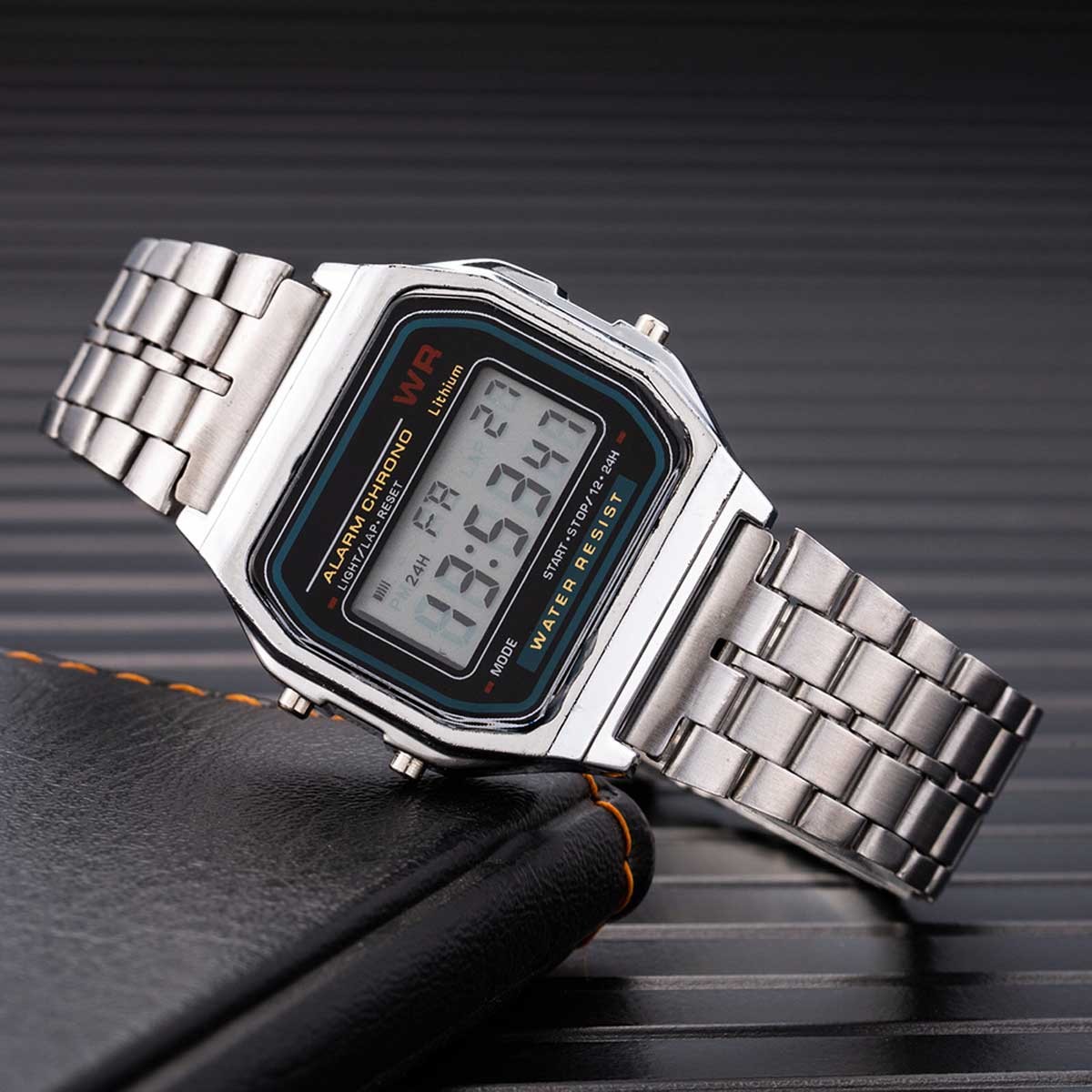 メンズウォッチ メンズ 時計 チープデジタルウォッチ 腕時計 ブレスレット カジュアル腕時計 メンズ腕時計 シンプル ラッピング対応あり｜overrag｜02