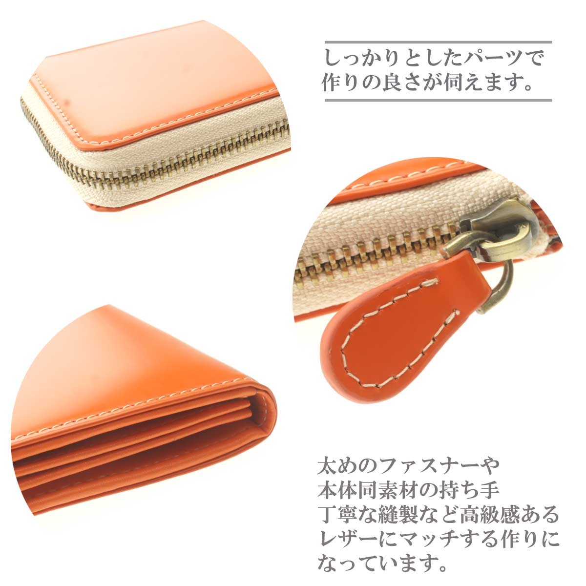 財布 メンズ L型ファスナー 高級レザー L字財布 レザー 本革 大