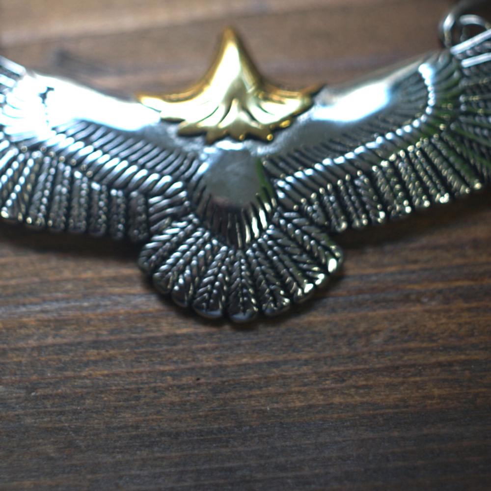 メンズ ネックレス メンズネックレス アクセサリー イーグル 大