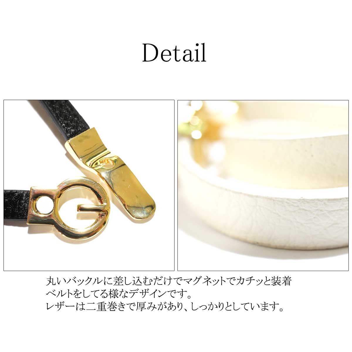masakoさま　　専用　レザーバングル masakoさま 専用 レザーバングル 1912-23 - Black Leather Cuff