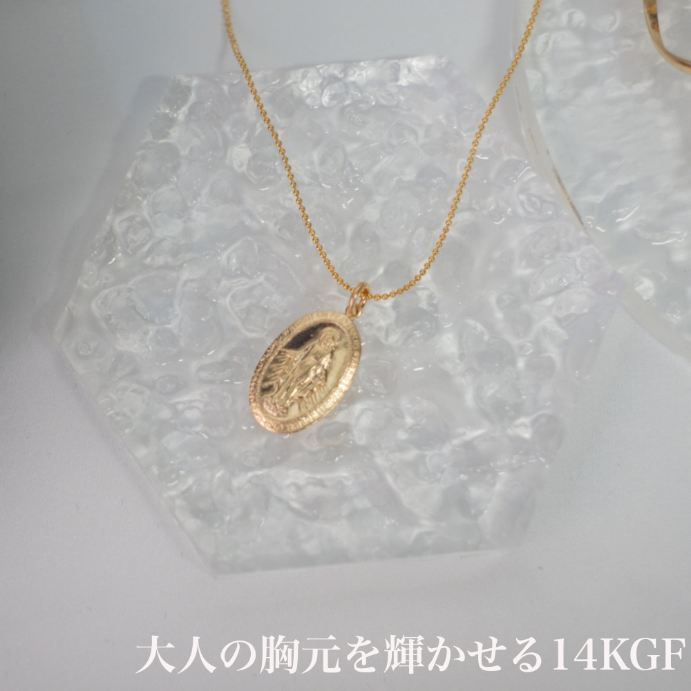 14金イエローゴールドフィルド 高品質czダイヤ ネックレス