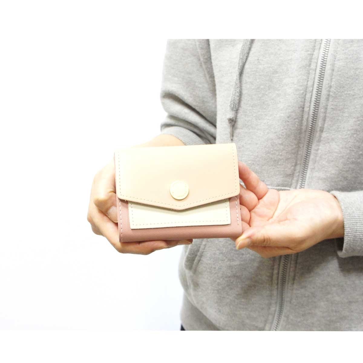 三つ折り ミニ財布 小さい レディース ミニウォレット 二つ折り 極小財布 レザー 軽い 小銭入れ ミニ 3つ折り　手のひらサイズ コンパクト 小銭入れ カード |  | 05