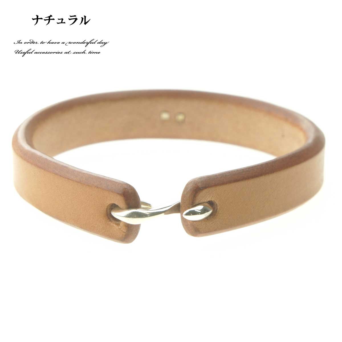 メンズ ブレスレット イーグルメタル栃木レザーブレスレット