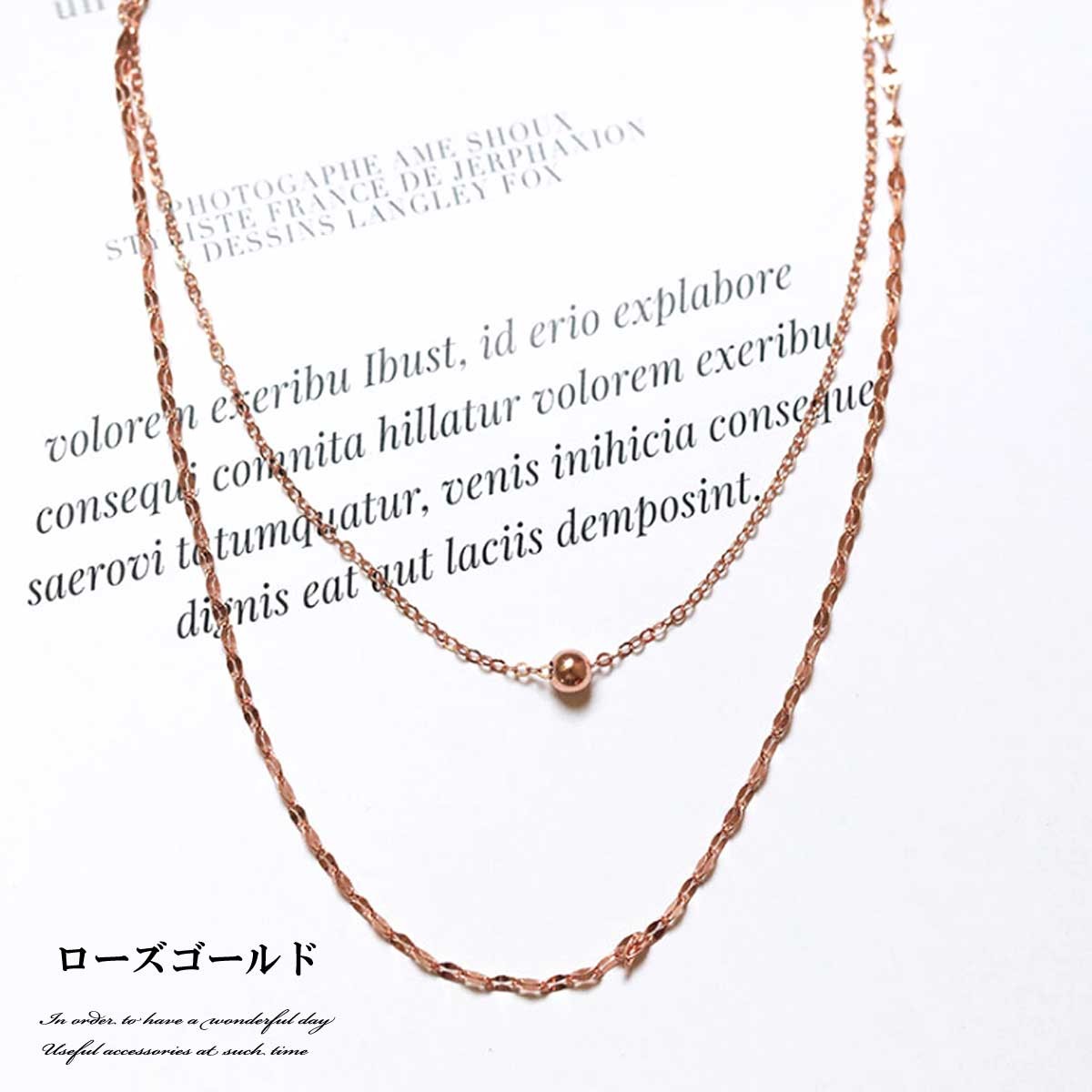 ダブルチョーカー ショートネックレス シルバー 1653-2 Sliver925 T字スマイル ペンダントネックレス 2サイズ 2タイプ