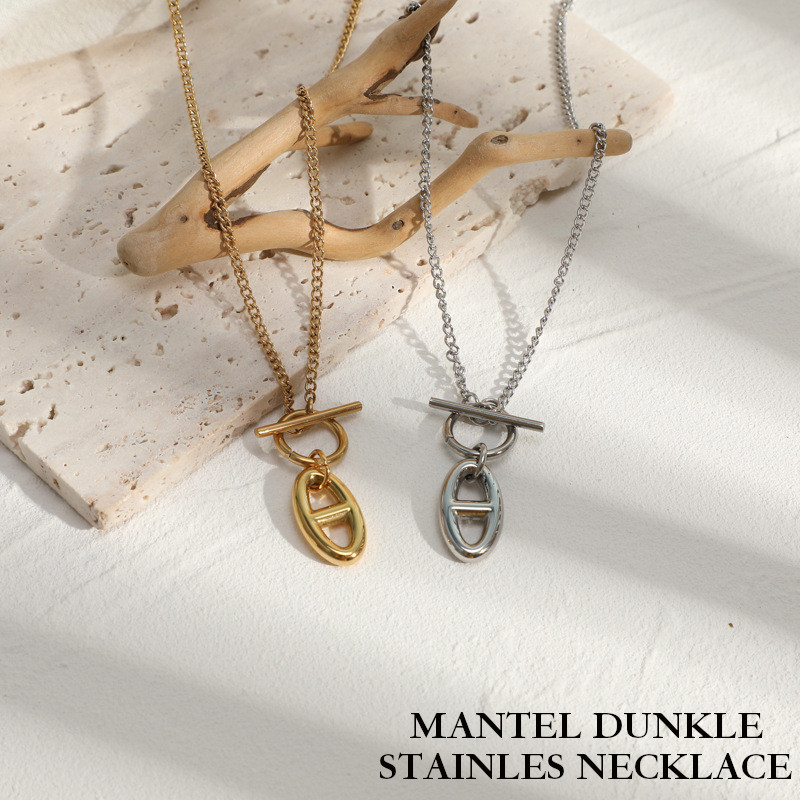 ネックレス レディース シンプル マンテルダンクルステンレス