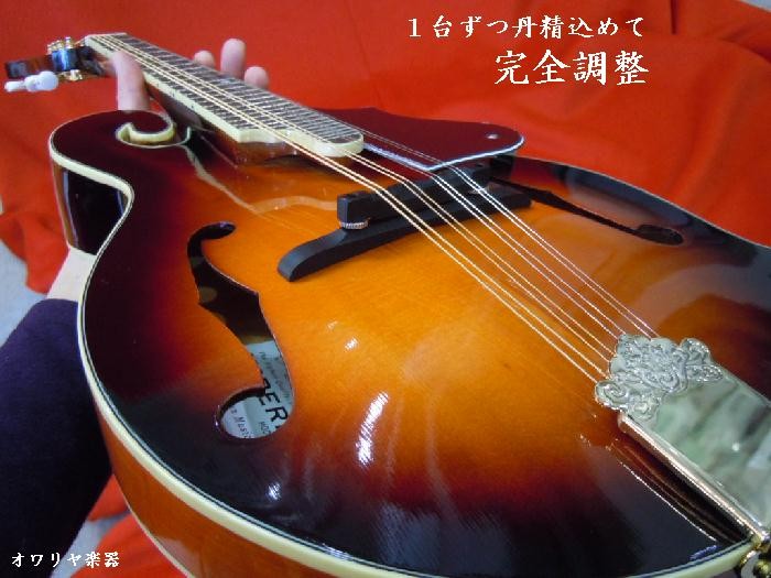 フラットマンドリン 総単板IMPERIAL1200 新品アウトレット