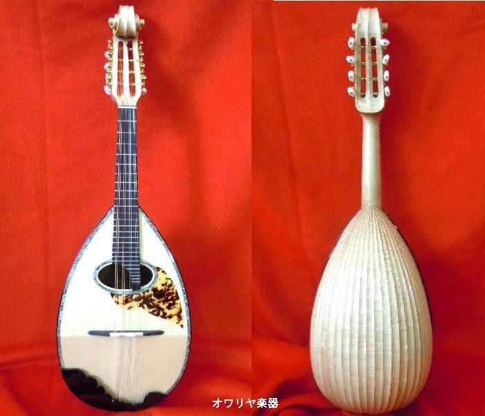 マンドリン□IMPERIAL4004L 渦巻きヘッド・手彫リブ胴・天然貝細工