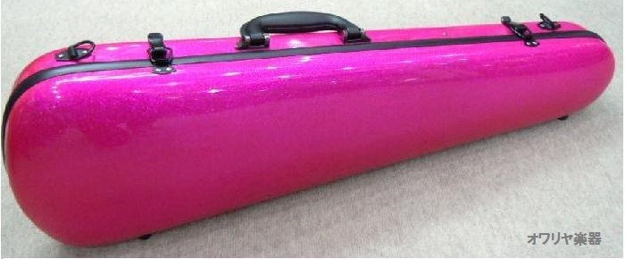 バイオリンケース ピンクラメ・プリンセス【新品アウトレット