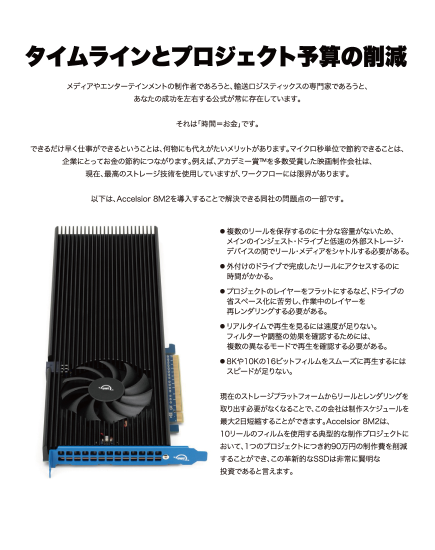 65限定P5倍 【国内正規品】 OWC Accelsior 8M2 （OWC アクセルシオール 8M2） PCIe NVMe M.2 SSD  ストレージ ソリューション (2TB) 限定ストラップ付|PCパーツ - iato.in