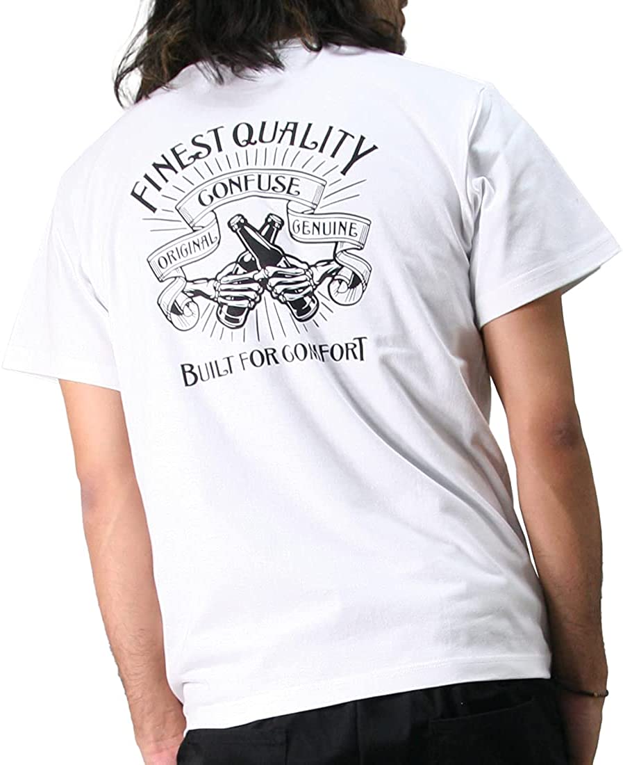 Tシャツ メンズ 半袖 バックプリント ストリート B系 ブランド