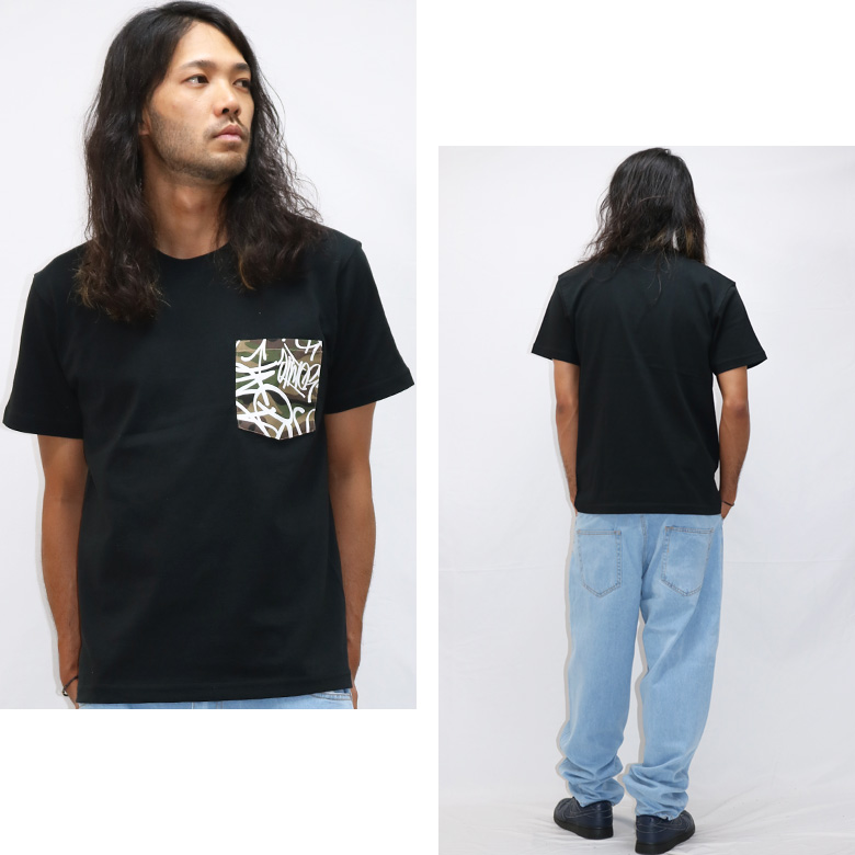 chamois⭐新品タグ付き/綿100М/カラフルデザインシャツ/半袖Tシャツ KUUUPY tシャツ Fuhaku Side Zip Design T-Shirts - 布帛サイド