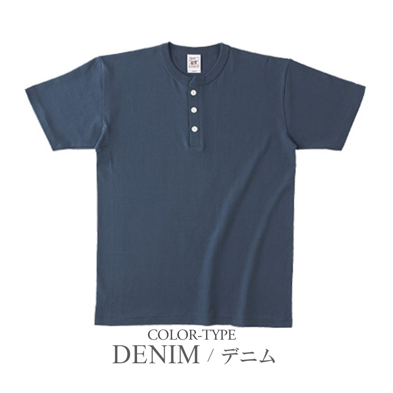 CROSS & STITCH ヘンリーネック tシャツ メンズ 半袖 ティー