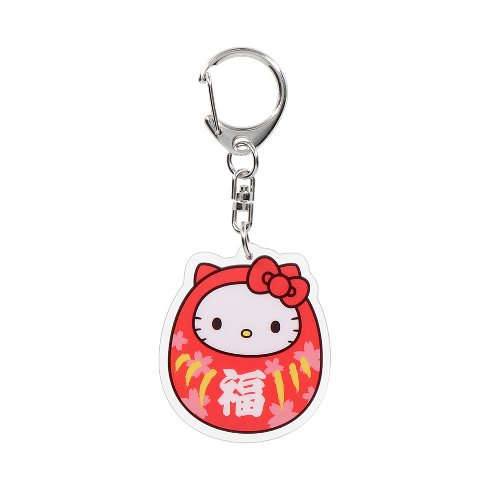 サンリオ キーホルダー アクリル 和風 だるま ハローキティ マイ