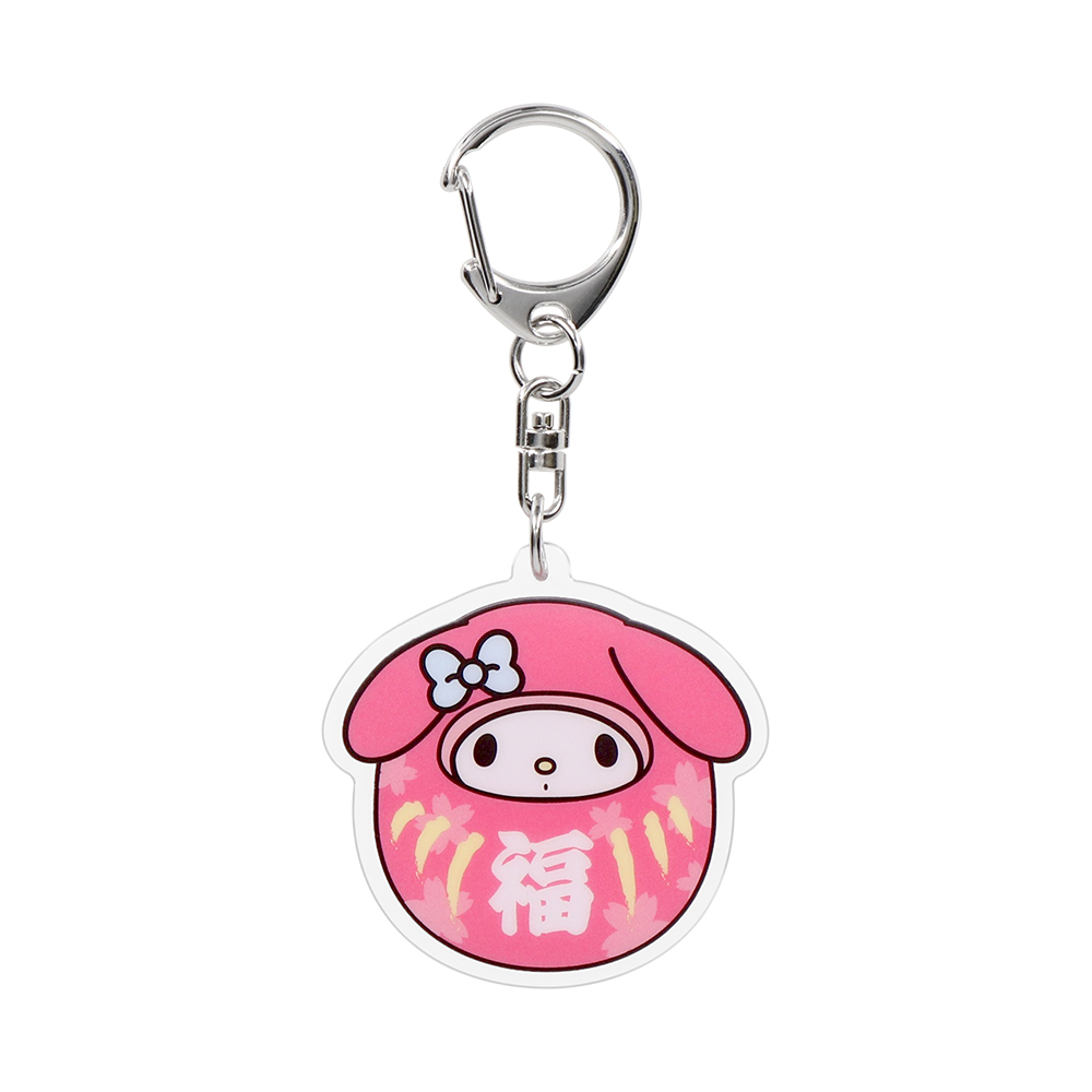サンリオ キーホルダー アクリル 和風 だるま ハローキティ マイ