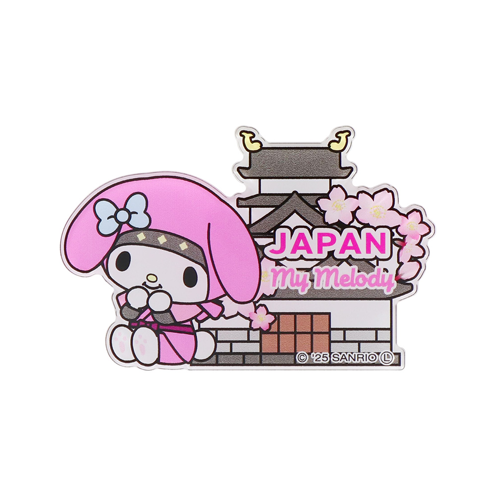 サンリオ マグネット アクリル 和風 忍者 城 ハローキティ マイ