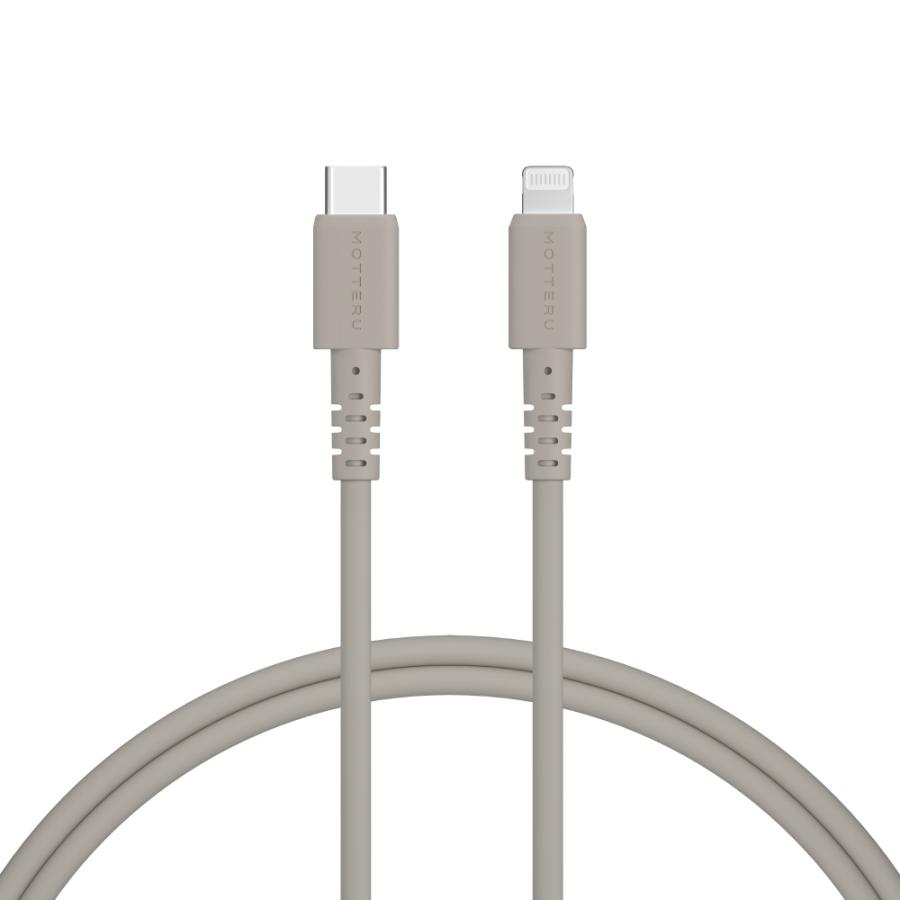 iPhoneケーブル 充電 USB Type-C to Lightning 1m 2m しなやかでやわらかい 絡まない シリコン 断線に強い MOTTERU｜owltech｜15