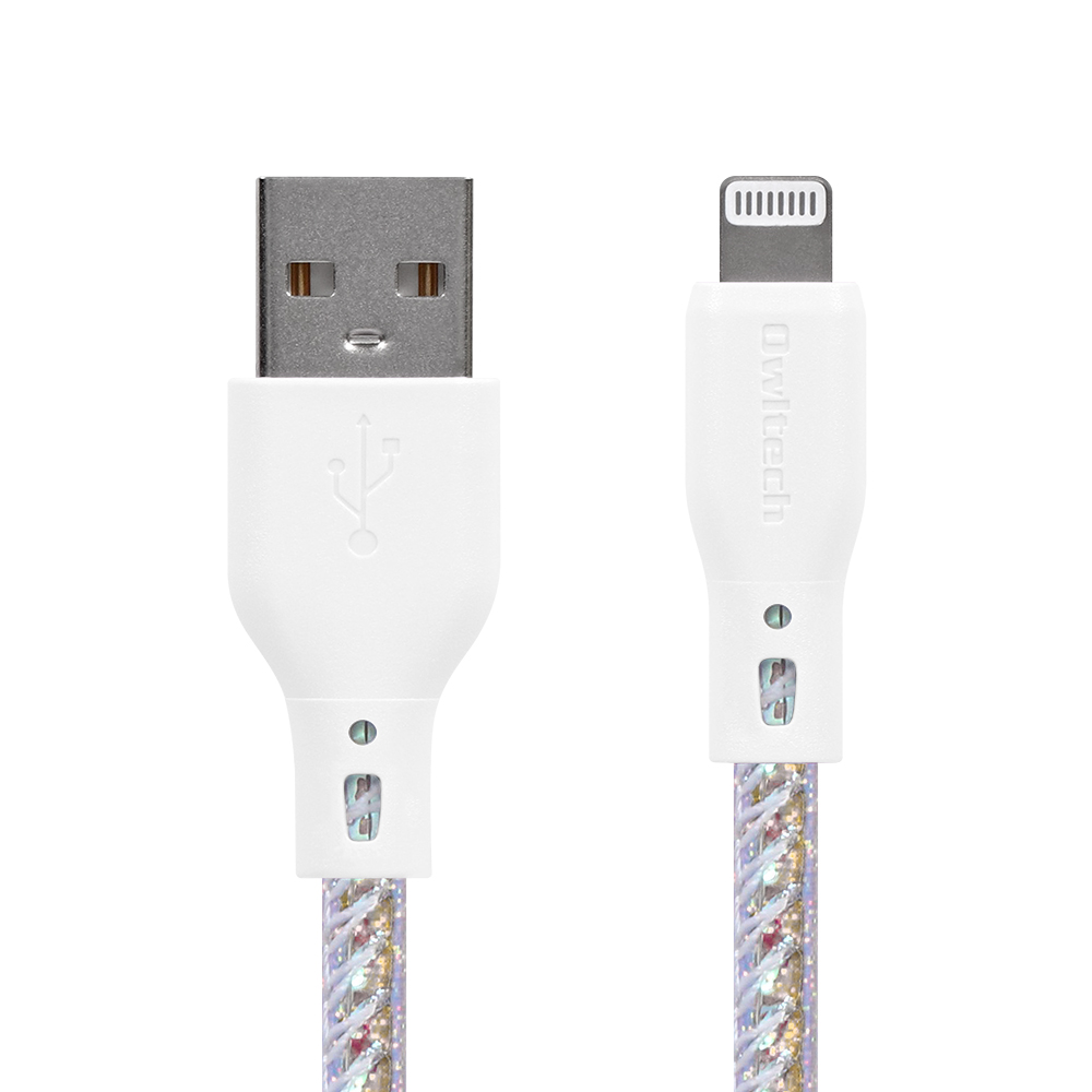 USB Type-A to Lightningケーブル ホログラム 1m ライトニング MFi認証｜owltech｜02