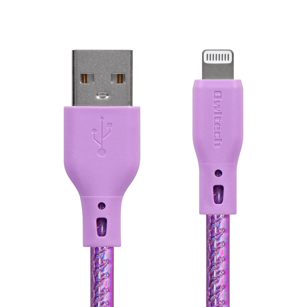 USB Type-A to Lightningケーブル ホログラム 1m ライトニング MFi認証｜owltech｜03