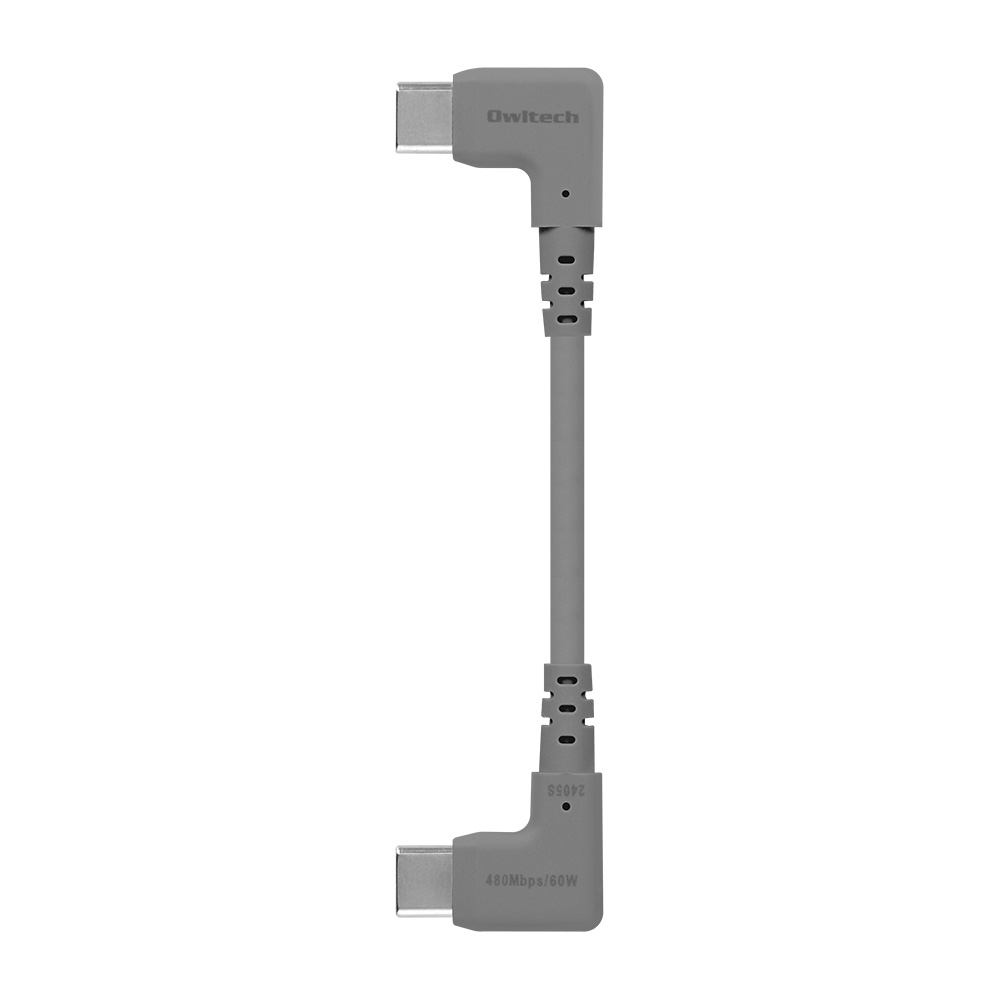 Type-C to C  iPhone15 L字コネクター充電ケーブル 超ショートケーブル PD60W | Owltech | 01