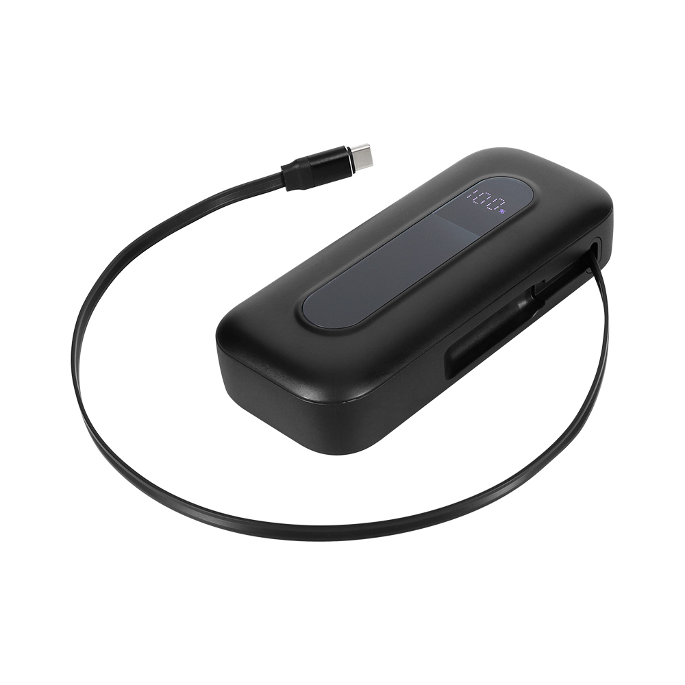 モバイルバッテリー ケーブル内蔵 Type-C 10000ｍAh PD20W対応 巻き取り式 PSE 認証 取得済み | Owltech | 01
