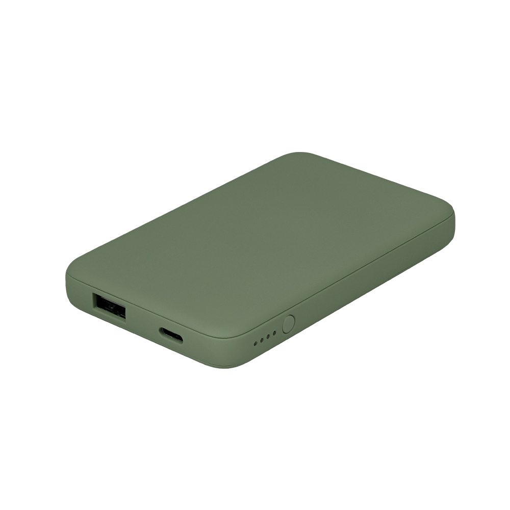 モバイルバッテリー iphone 5000mAh 小型 軽量 USB Type-A Type-C PSE認証 アースカラー(期間限定価格)｜owltech｜05