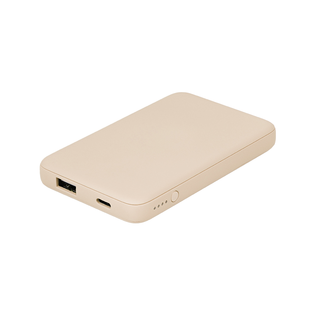 モバイルバッテリー iphone 5000mAh 小型 軽量 USB Type-A Type-C PSE認証 アースカラー(期間限定価格)｜owltech｜04