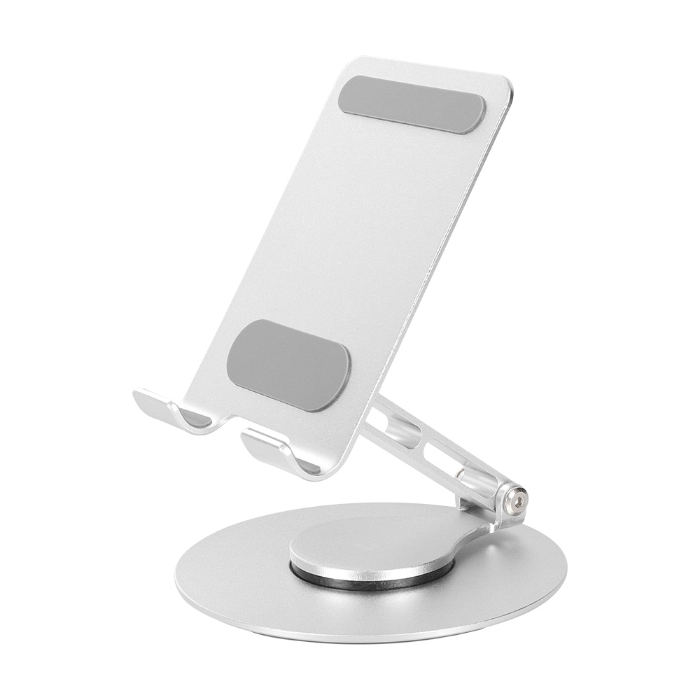 スタンド スマホ タブレット iPad  折りたたみ 卓上 角度調節 360度回転 アルミ | Owltech | 02