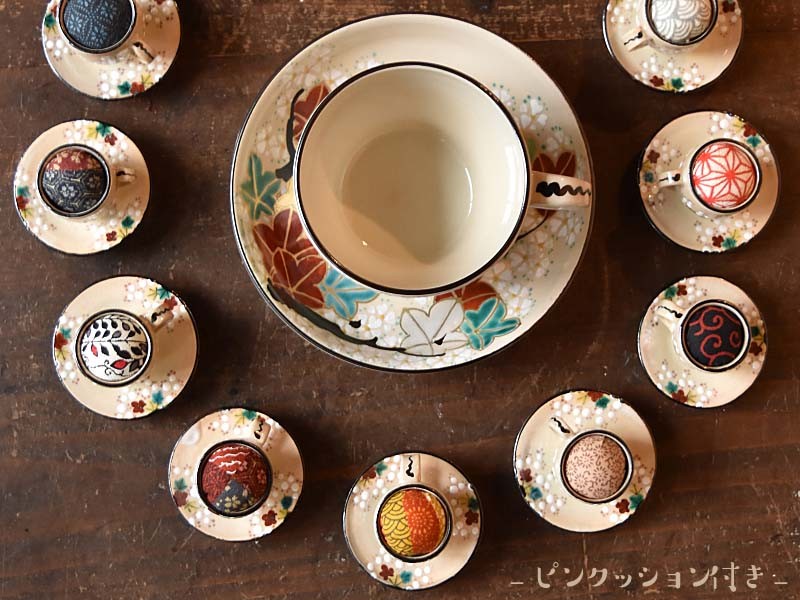 ミニチュア 陶器製 カップ＆ソーサー セット 大量 まとめ売り コーヒーカップ 陶器 コーヒーカップ＆ソーサー 珈琲碗 ピッチャー